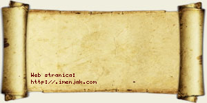 Jana Jocić vizit kartica